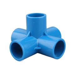 PVC 3/4/5/6-Way Equal Path Elbow Connector Pipe Fitting 20/25/32/40/50mm 3 Color
