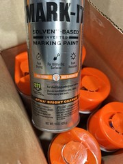 Krylon Mark-It 730708 APWA Bright Fluorescent Orange Marking Paint ( 6-Pack )