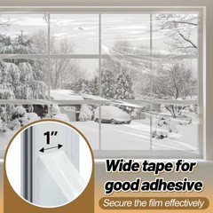 87×236in Patio Door Window Insulation Kit for Winter – Thicken Indoor Large W…