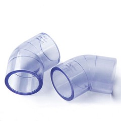 20/25/32/40/50/63/75/90/110mm ClearPVC45° Elbow Connector Sleeve Pipe Fittings