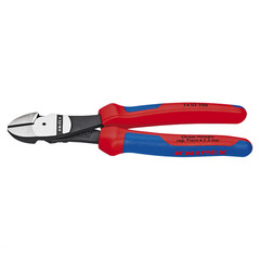 KNIPEX 8″ HIGH LEVERAGE DIAGONAL CUTTERS-COMFORT GRIP 74 02 200