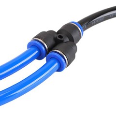 Nylon Y Type 3 Way Pneumatic Push Fit Connector Hydraulic Push Fit Air 4mm~16mm