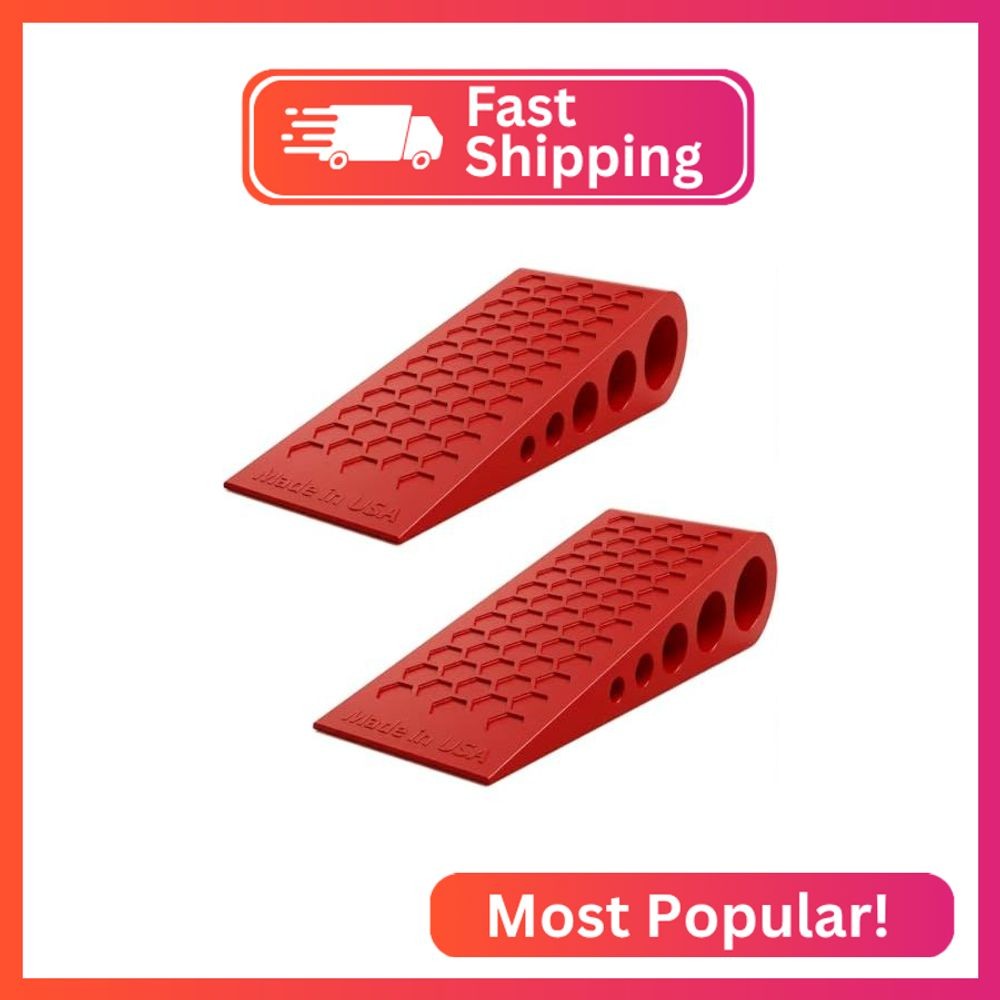 Door Stoppers for Bottom of Door Premium Floor Rubber Door Stop Wedge Made in US