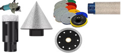 Construction Diamond Tool Kit Granite Quartz Marble Fabrication Accessories