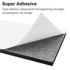 Foam Insulation Neoprene Sheets with Adhesive, 1/4” Thick x 12” W x 59” L Mul