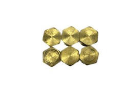 (6) NEW OLD STOCK Parker 1/2” MNPT Brass Hex Head Pipe Plug 218P-8