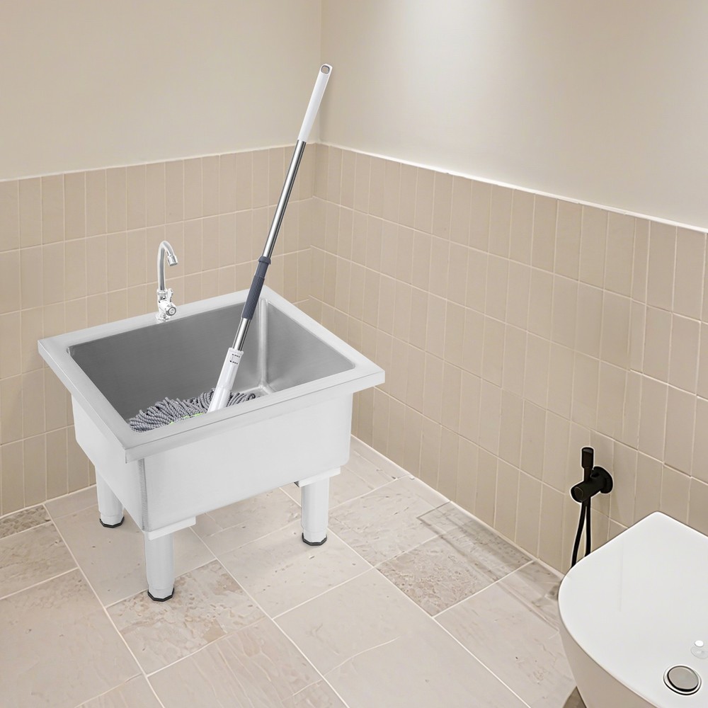 Floor Mount Mop Sink, Mop Cleaning Sink, Stainless Steel Mop Sink