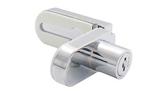 CRL 255CHKA Chrome Keyed Alike No-Drill Showcase Lock