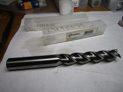 0.6250 Dia x 6.0000 OAL 3 Flute 40° Carbide Bright Finishing Square End Mill