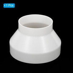 7″ to 4.5″ Duct Reducer ABS Ducting Airflow Tube Increaser Adapter Pipe Fitting