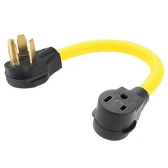 SURIEEN NEMA 10-30P to 6-50R Welding Adapter Cord, 30 6-50R, Yellow