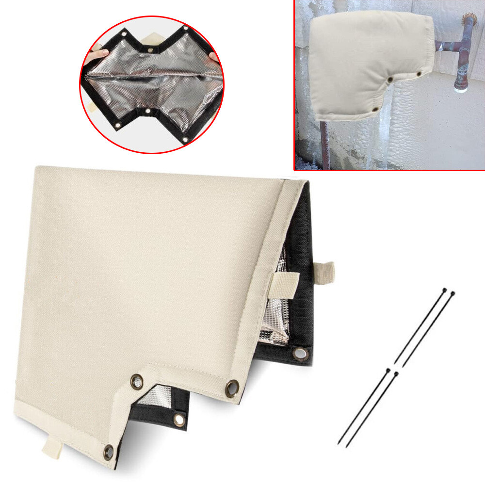 Backflow Preventer Insulated Cover for Winter Water Well Pumps Freeze Protection