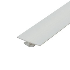 Outwater Plastic H Channel Fits Material 1/8 46” Lengths – Pack of 2, White