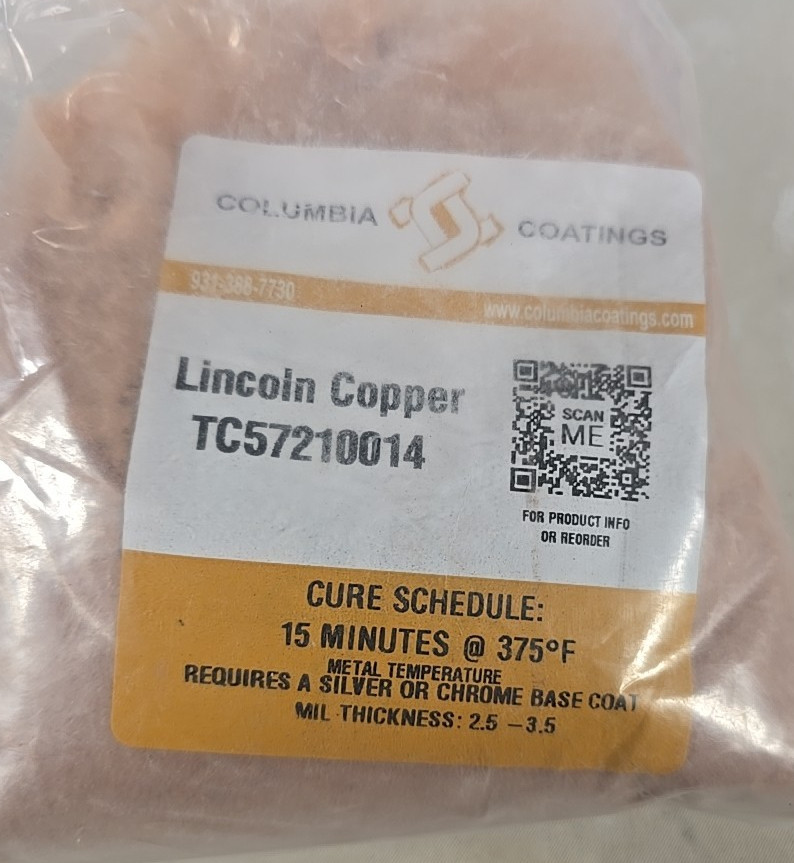 COLUMBIA COATINGS LINCOLN COPPER TC57210014 DATED 2025, 1 Lbs