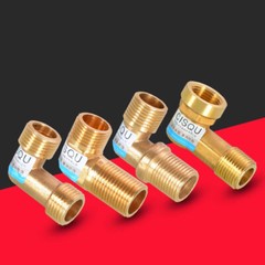 Brass L-Shape Equal Male/Female Threaded Extension Elbow Fittings Pipe Fitting