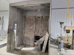 Col-Met 8′ x 90″ Deep Inside Up Draft Spray Booth 10′ Tall