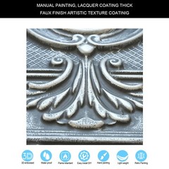 PVC Tin Ceiling Tiles Aged Artwork Panels for Store Bar PL38 Antique tin 10pcs