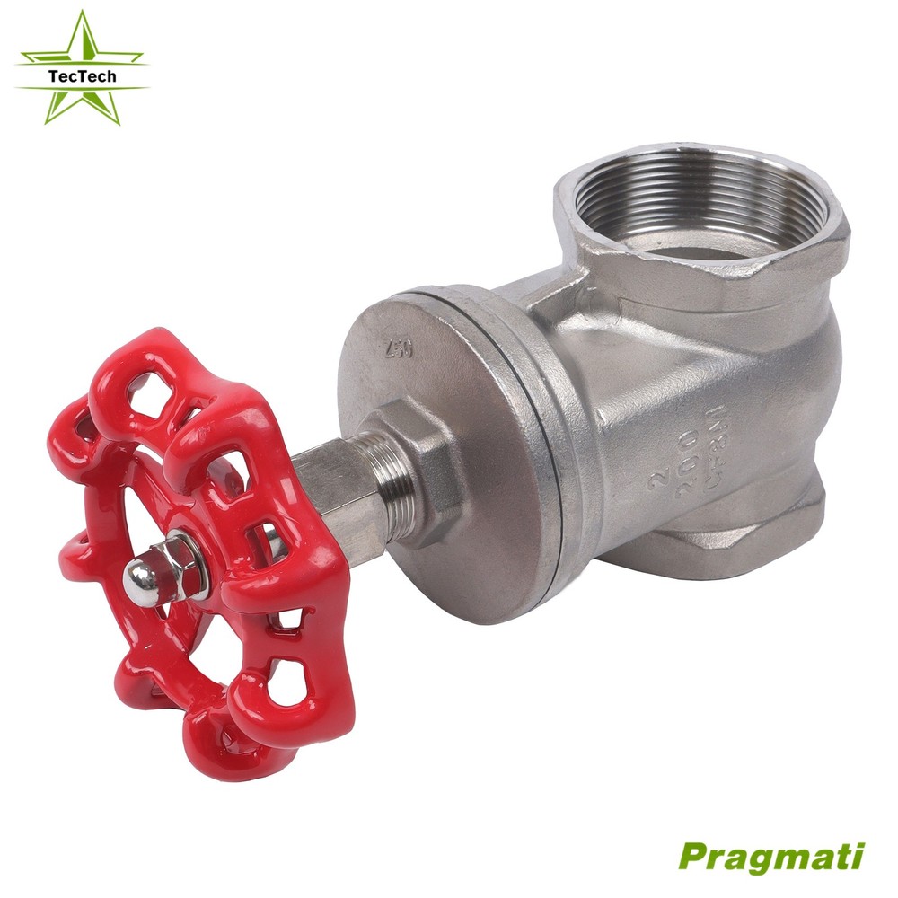 For Water Oil Gas Heavy Duty Gate Valve – 2″ NPT DN50 Stainless Steel Female