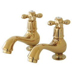 Kingston Brass KS110.AX Heritage 1.2 GPM Basin Tap Faucet – Brass