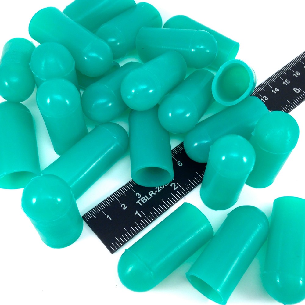 (25) 3/4″ ID High Temp Silicone Rubber Powder Coating Caps Cerakote Vacuum Cap