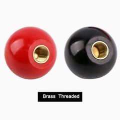 Ball Handle Plastic Knobs Dia 16mm 20mm~50mm Thread M4 M5 M6 M8 M10 M12 M16