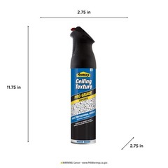 Homax Industries 4575 Homax Pro Grade Aerosol Popcorn Ceiling Texture, 14 oz