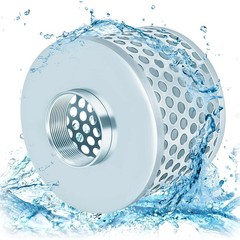 2” Pump Suction Hose Strainer, Round Hole Steel Basket Water 2 inch