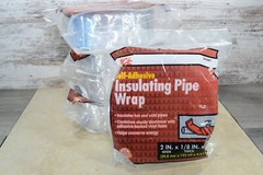 Lot of 5 ACE Self-Adhesive Insulating Pipe Wrap, 2″ X 1/8″ X 15Ft. (43817)