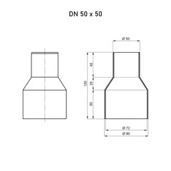 Connector Cast Iron Pipe to Plastic Pipe 50mm 75mm 110mm 160mm Drainage Sewerage