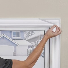 M-D Building Products Polar Block 62 In. x 210 In. Clear Plastic 5-Window