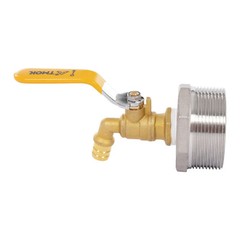 4x Drum Faucet Barrel Spigot, Stainless Steel Brass Barrel Faucet, for 55 Gallon