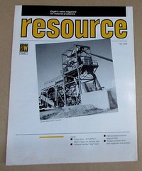Vintage Fall 1989 Eagle Iron Works Resource Magazine Material Producers FREE S/H
