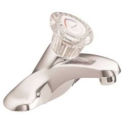 Chateau 4 in. Centerset 1-Handle Bathroom Faucet without Pop-Up Assembly in Chro