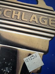 Schlage Maximum Security Lock Set Complete, Brushed Brass w/ 4 Keys