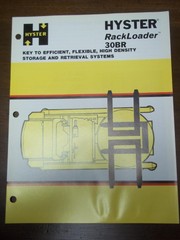Hyster Lift Truck Brochure~R30BR Rackloader~Features~Catalog Insert 1974