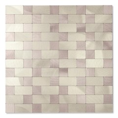 Yipscazo Peel and Stick Backsplash Tile Stainless Steel Metal Tiles Kitchen Wall