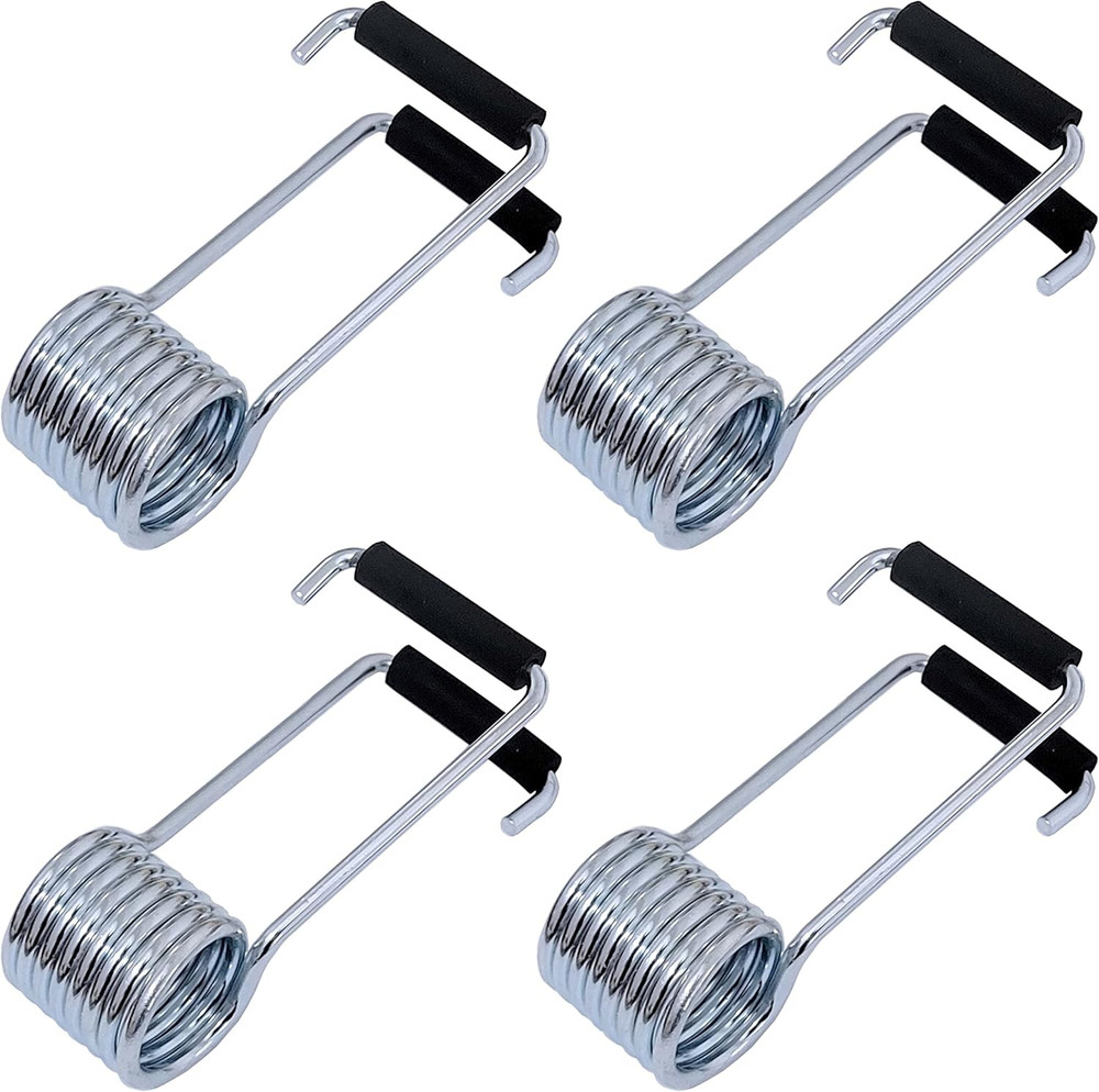 8 Packs Universal Butterfly Spring Door Closer Self-Closing with Rubber