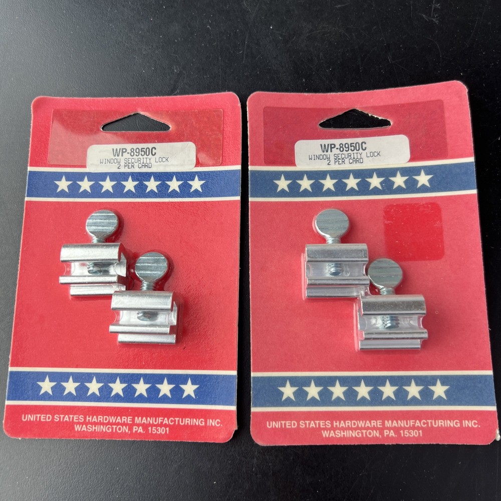 2X Sliding Window Security Lock, No WP-8950C, United States Hardware