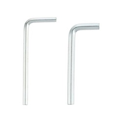 8Pcs Square Glass Clamps with 2pcs Hex Screwdriver Brushed Nickel 64x42x24mm