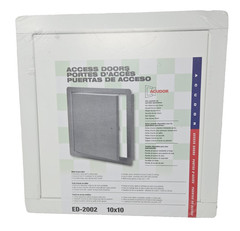 Acudor ED-2002 Flush Access Door 10″ x 10″, White- BEND ON CORNER
