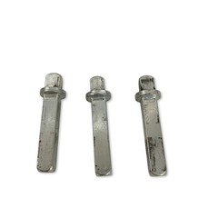 3 Pcs Metal Square Drive Door Handle Spindle, Latch Part 2″ Long