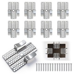 8 Pcs Drywall Repair Clips with 16 Screws, Drywall Clips, 1/2 Inch Stainless …