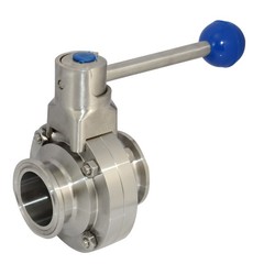 1-1/2″ 2″ inch Butterfly Valve flangeTri Clamp Sanitary Stainless Steel 316 brew