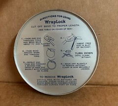 NEW Hanler WrapLock Clamp Banding Galvanized Steel GS10012 1/2″ x 100′ Vintage