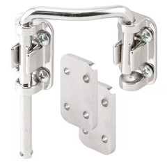 2-1/4 In. Nickel Plated Steel High Security Loop Lock for Left Hand Sliding Pati