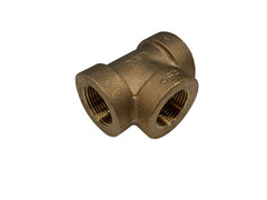 1″ Medium-Pressure Brass Pipe Fitting Tee Connector NPT Female Threaded 400 PSI