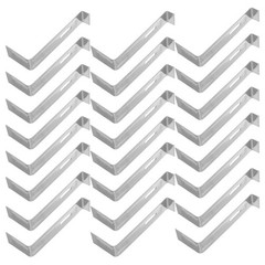 50Pcs Roof Safety Anchor Clips Stainless Steel Tile Fixing Hooks for Metal Roofs