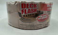 3X Deck Flash Membrane Self Adhesive Deck White 3in H x 75ft L x 3in W Deck
