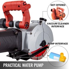 Wall Chaser,2500W 38 mm Cutting Width,Wall Groove Cutting Machine 34MM Cutting D