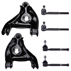 6PCS Front Lower Control Arm Ball Joint Tie Rods for Chevy GMC C1500 C2500 C3500
